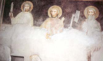 Fresco in the choir of St. Martin  Bozen
